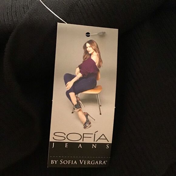 Sofia by Sofia Vergara Black Off Shoulder Pullover Sweater 4X - Picture 8 of 12